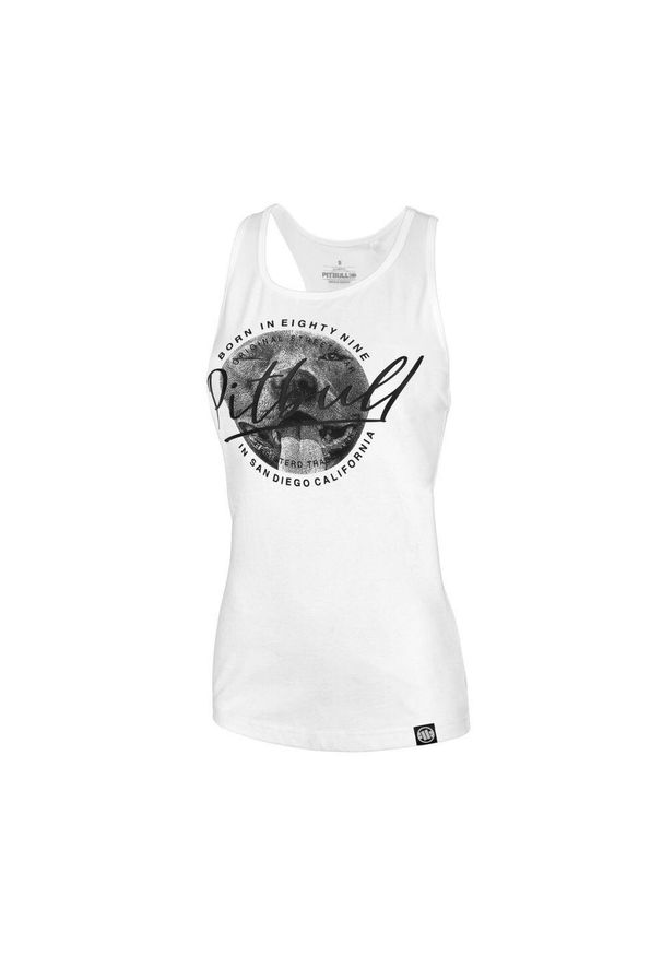 PITBULL - Tank Top sportowy bawełniany dla dorosłych Slim Fit Pretty. Kolor: biały, czarny, wielokolorowy. Materiał: bawełna