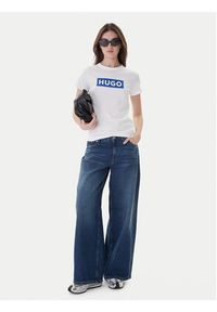 Hugo - HUGO T-Shirt Classic 50510772 Biały Slim Fit. Kolor: biały. Materiał: bawełna #3