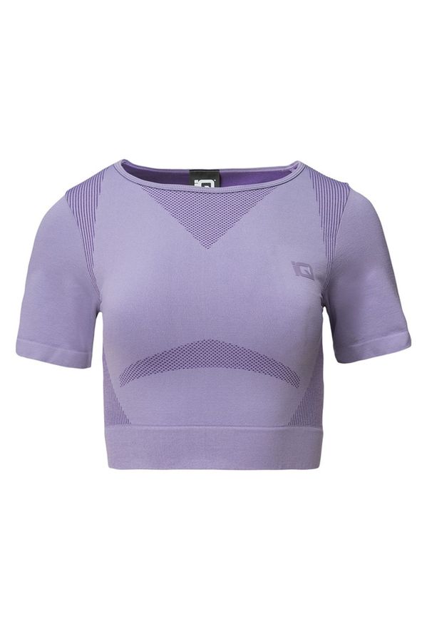 Koszulka damska IQ Ingel TOP WMNS - fioletowa, Rozmiar XS. Kolor: fioletowy. Materiał: materiał, nylon, poliester, elastan