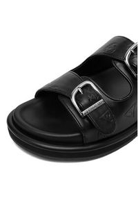 Guess Jeans Klapki EO-R26SS03458 Czarny. Kolor: czarny. Materiał: skóra #3