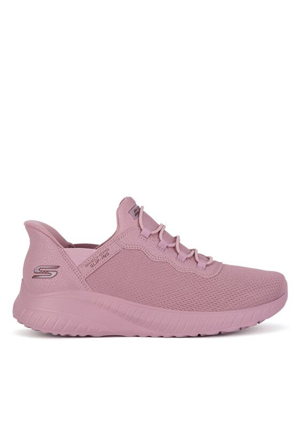 skechers - Skechers Sneakersy BOBS SQUAD CHAOS 117500 ROS Różowy. Kolor: różowy. Materiał: materiał