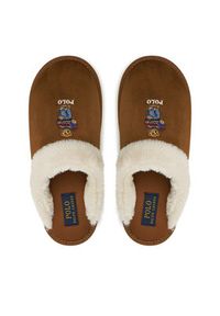 Polo Ralph Lauren Kapcie Slipper Wsw 842957050001 Brązowy. Kolor: brązowy. Materiał: materiał #5