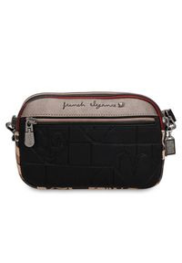 Brązowa Mała Damska Torebka Anekke Mademoiselle. Kolor: brązowy. Wzór: aplikacja. Sezon: lato. Styl: casual #2