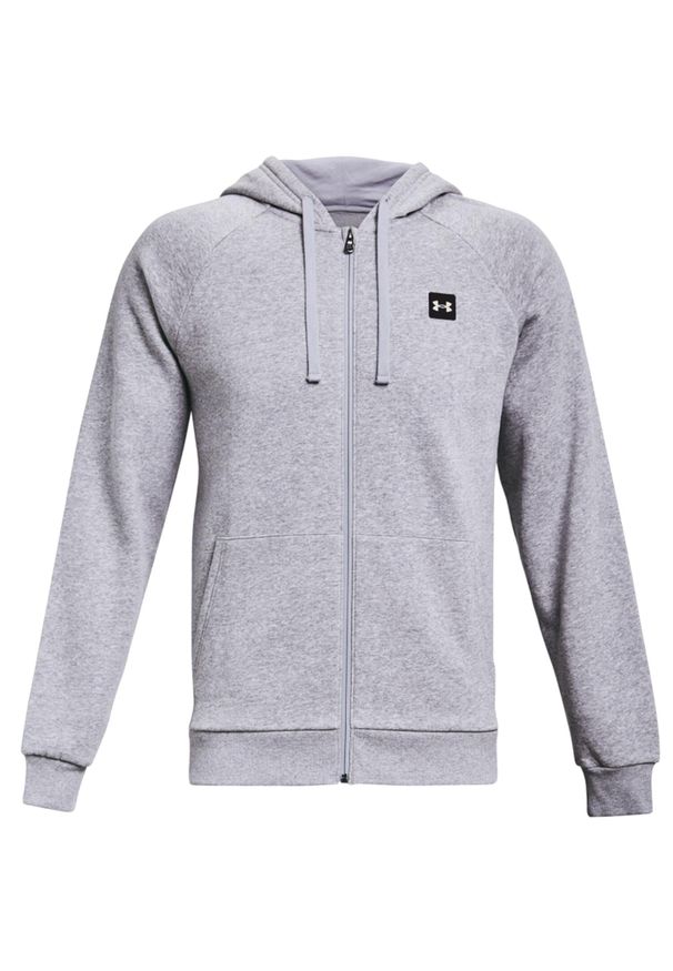 Bluza sportowa męska Under Armour Rival Fleece FZ. Kolor: szary. Materiał: poliester, bawełna