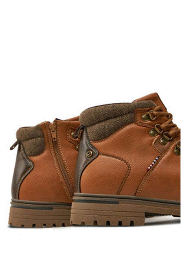 Kimberfeel Trapery Gaspard Brązowy. Kolor: brązowy. Materiał: skóra