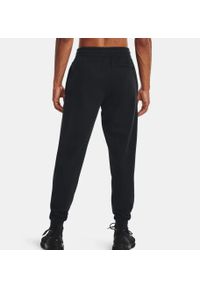 Spodnie fitness męskie Under Armour Rival Fleece Joggers. Kolor: czarny. Materiał: dresówka. Sport: fitness