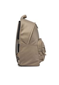 Calvin Klein Plecak Sleek Round LV04D3143G Beżowy. Kolor: beżowy. Materiał: materiał #4