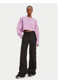 Hugo - HUGO Bluza Derissa_B 50545035 Różowy Relaxed Fit. Kolor: różowy. Materiał: bawełna #5