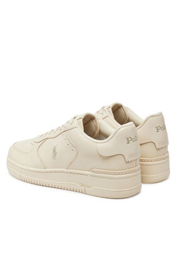 Polo Ralph Lauren Sneakersy Masters Court 809971279001 Beżowy. Kolor: beżowy. Materiał: skóra