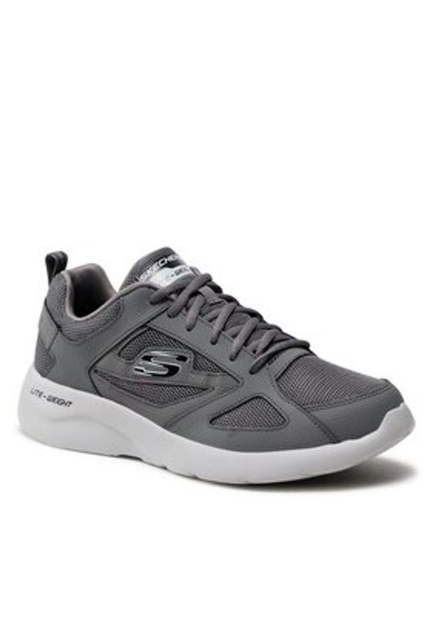 skechers - Skechers Sneakersy Fallford 58363/CCBK Szary. Kolor: szary. Materiał: materiał