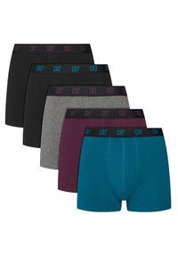 Cristiano Ronaldo CR7 Komplet bokserek 8106-49 Kolorowy. Materiał: bawełna. Wzór: kolorowy #1