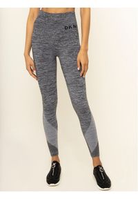 DKNY Sport Legginsy DP8P1765 Szary Slim Fit. Kolor: szary. Materiał: syntetyk. Styl: sportowy #1