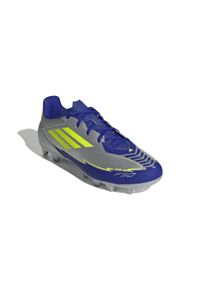 Adidas - Buty piłkarskie adidas F50 Club Messi FG/MG. Kolor: żółty, wielokolorowy, szary. Sport: piłka nożna