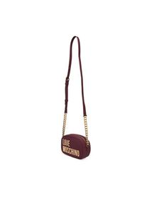 Love Moschino - LOVE MOSCHINO Torebka JC4026PP1NKD0552 Bordowy. Kolor: czerwony. Materiał: skórzane
