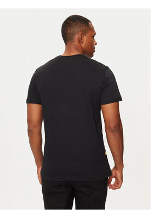 Versace Jeans Couture T-Shirt 77GAH6SC Czarny Regular Fit. Kolor: czarny. Materiał: bawełna