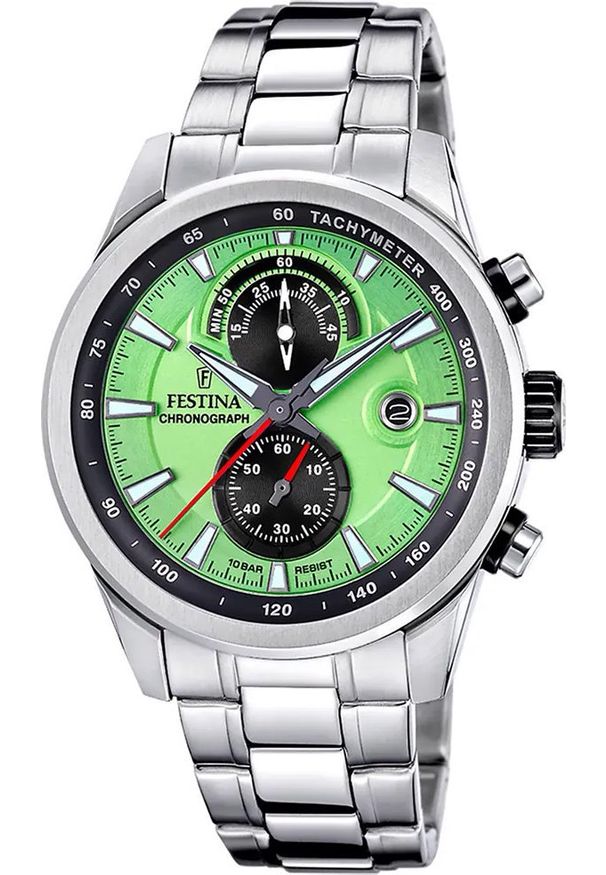 Zegarek męski Festina F20694-3 srebrny. Kolor: srebrny