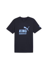 Puma - Męska koszulka Manchester City KING z logo PUMA. Kolor: niebieski. Sport: piłka nożna #1