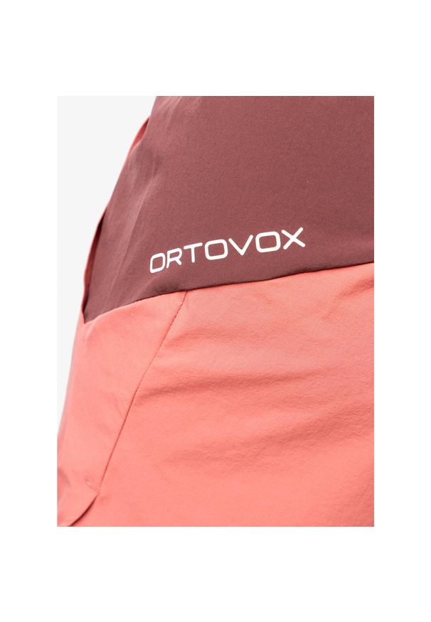 ORTOVOX - Spodenki turystyczne damskie Ortovox Piz Selva Shorts. Kolor: różowy. Sport: turystyka piesza
