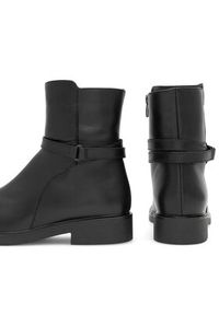 Gino Rossi Botki ANITA-25207PE Czarny. Kolor: czarny. Materiał: skóra #4
