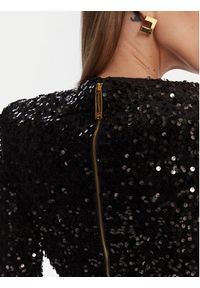 Elisabetta Franchi Body TO-046-57E2-V370 Czarny Slim Fit. Kolor: czarny. Materiał: syntetyk #4