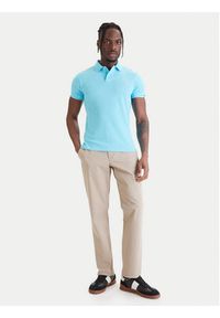 Polo Ralph Lauren Polo Core Replen 710795080 Niebieski Slim Fit. Typ kołnierza: polo. Kolor: niebieski. Materiał: bawełna #5