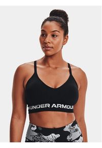 Under Armour Biustonosz sportowy Ua Seamless Low Long Bra 1357719-001 Czarny Compression Fit. Kolor: czarny. Materiał: syntetyk #6