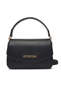 Love Moschino - LOVE MOSCHINO Torebka JC4372PP0NKF0000 Czarny. Kolor: czarny. Materiał: skórzane