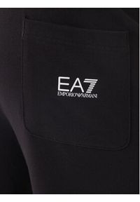 EA7 Emporio Armani Spodnie dresowe 7M000571 AF13512 MC001 Czarny Regular Fit. Kolor: czarny. Materiał: bawełna #4