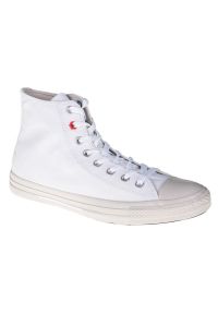 Buty Converse Chuck Taylor All Star High Top U 165051C białe. Okazja: na co dzień. Kolor: biały. Materiał: materiał, guma, syntetyk. Styl: casual