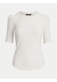 Lauren Ralph Lauren - LAUREN RALPH LAUREN Bluzka 200902618006 Biały Slim Fit. Kolor: biały. Materiał: bawełna #4