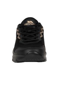 TRESPASS - Trampki Damskie Sportowe Ave. Okazja: na spacer. Kolor: czarny. Sport: turystyka piesza