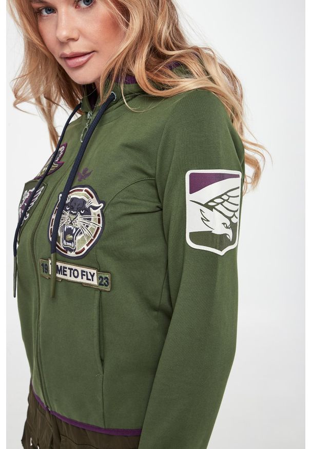 Aeronautica Militare - Bluza damska z kapturem AERONAUTICA MILITARE. Typ kołnierza: kaptur