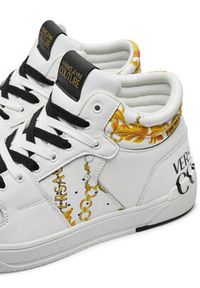 Versace Jeans Couture Sneakersy 77YA3SJ7 Biały. Kolor: biały. Materiał: skóra