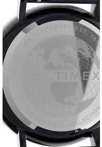 Timex zegarek TW2U89100 Fairfield męski kolor czarny. Kolor: czarny. Materiał: materiał, skóra #4