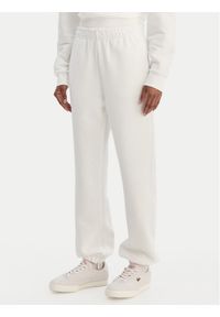 Lacoste Spodnie dresowe XF5244 Écru Regular Fit. Materiał: syntetyk #1