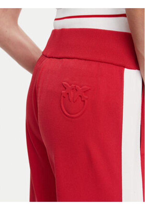 Pinko - PINKO Spodnie dresowe Marsicano 104888 A2FQ Czerwony Regular Fit. Kolor: czerwony. Materiał: syntetyk