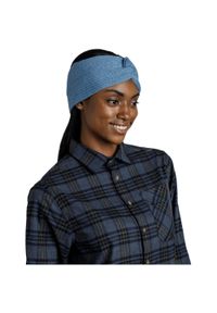 Buff - Opaska BUFF Knitted Headband Norval Ice. Kolor: niebieski. Materiał: dzianina, wełna. Styl: sportowy #1
