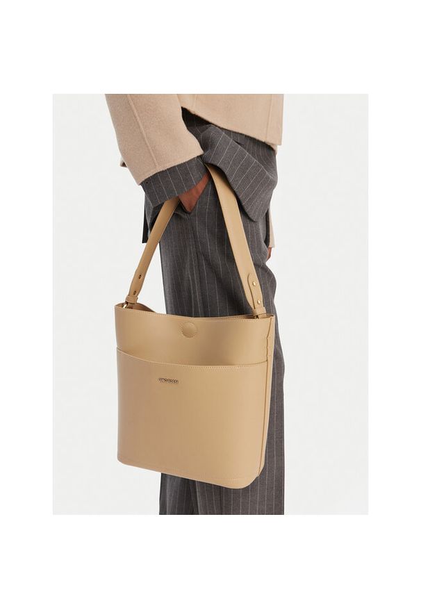 Gino Rossi - Torebka GINO ROSSI. Kolor: beżowy