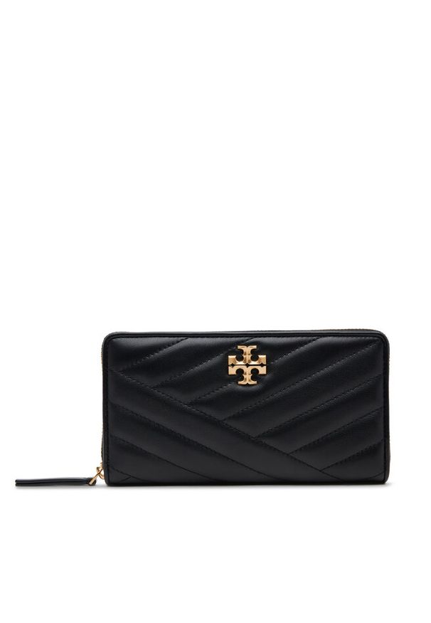 Duży Portfel Damski Tory Burch. Kolor: czarny
