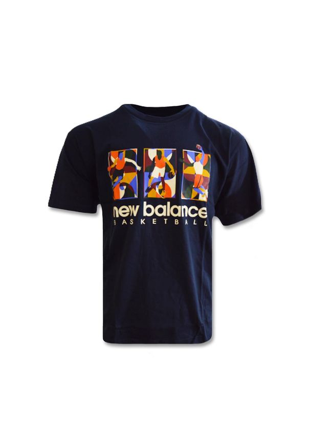 Koszulka New Balance Hoops Classics T-shirt - MT23587 ECL. Kolor: czarny. Sport: koszykówka