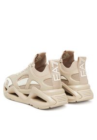 EA7 Emporio Armani Sneakersy 7X000383 AF19525 MZ202 Beżowy. Kolor: beżowy. Materiał: materiał
