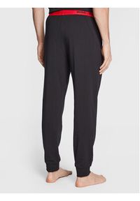 Hugo Spodnie piżamowe Linked 50480236 Czarny Regular Fit. Kolor: czarny. Materiał: bawełna