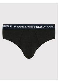 Karl Lagerfeld - KARL LAGERFELD Komplet 7 par slipów 220M2126 Czarny. Kolor: czarny. Materiał: bawełna
