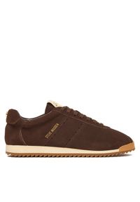 Steve Madden Sneakersy Mirage-Sm SM11003908 Brązowy. Kolor: brązowy. Materiał: skóra, zamsz