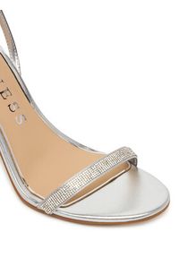 Guess Sandały FLJCHR SAT03 Srebrny. Kolor: srebrny. Materiał: skóra #3