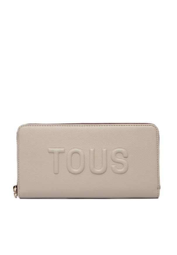 Tous - TOUS Portfel 2002374043 Beżowy. Kolor: beżowy. Materiał: skóra