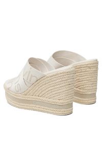 Calvin Klein Jeans Espadryle Wedge Sandal Webbing YW0YW00961 Écru. Materiał: materiał #3