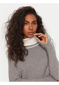 Deha Golf D12814 Szary Regular Fit. Typ kołnierza: golf. Kolor: szary. Materiał: syntetyk #4