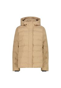 Kurtka ocieplana damska CMP 35K3666 Fix Hood. Kolor: brązowy. Sport: turystyka piesza #1