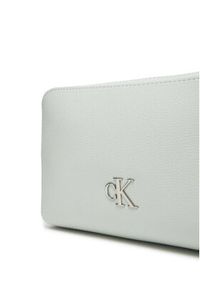 Calvin Klein Jeans Torebka Minimal Monogram Camera Bag 20 LV04K3162G Szary. Kolor: szary. Materiał: skórzane